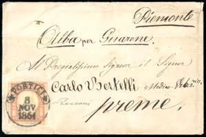 PORTICI, cerchio punti 6 - 5 grana (21), ... 