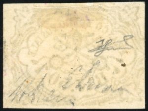 1852 - 50 baj azzurro (10), parte ... 