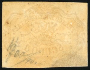 1852 - 1 scudo rosa carminio (11), ... 