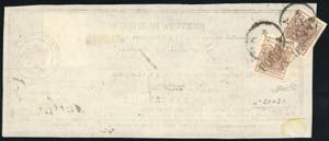 1857 - 30 cent. carta a macchina ... 
