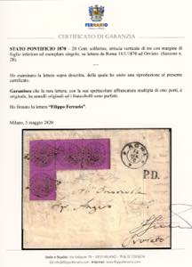 1870 - 20 cent. solferino (28), ... 