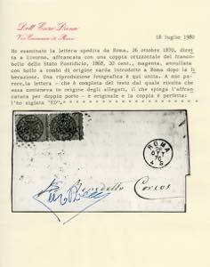 1870 - 20 cent. magenta (28g), ... 