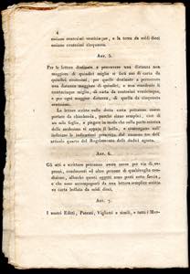 1818 - Manifesto camerale in ... 