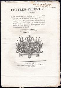 1818 - Manifesto camerale del ... 