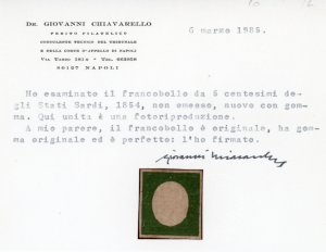 1854 - Non emessi (10/12), gomma ... 