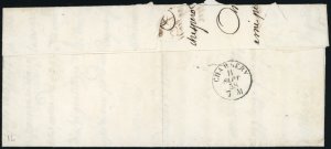 1858 - 10 cent. terra dombra ... 