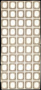 1859 - 10 cent. bruno grigiastro (14A), ... 