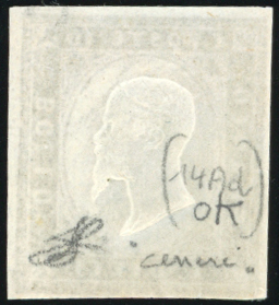 1859 - 10 cent. bruno chiaro ... 