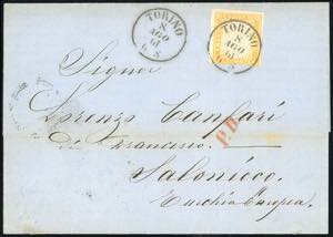1861 - 80 cent. giallo arancio (17C), ... 