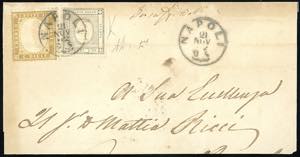 1862 - 1 cent. grigio nero per stampati ... 