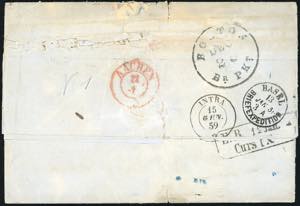 SEGNATASSE 1859 - Lettera non ... 