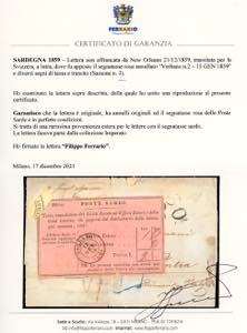 SEGNATASSE 1859 - Lettera non ... 