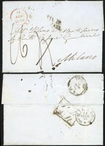 POSTA MILITARE 1848/59 - Cinque ... 