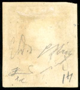 1859 - 1/2 grano giallo brunastro ... 