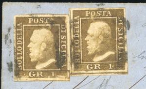 1859 - 1 grano bruno ruggine, I ... 