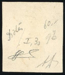 1859 - 5 grana carminio scuro, I ... 