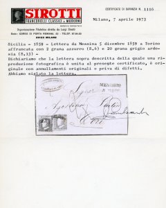 1859 - 20 grana grigio ardesia, 2 ... 