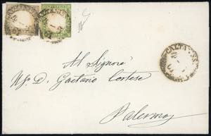 1861 - 5 cent. verde oliva, 10 cent. grigio ... 