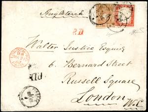 1862 - 80 cent. carnicino (22), in ... 