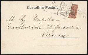 1896 - 2 cent. Stemma (66), frazionato ... 