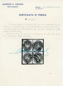 1864 - 10 soldi azzurro, dent. 9 ... 