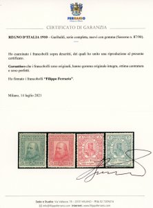 1910 - Garibaldi (87/90), ottima ... 