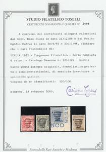 1922 - Congresso Filatelico ... 