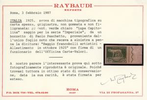 1925 - 20 cent. verde chiaro serie ... 