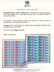 1933 - Trittici della Crociera ... 
