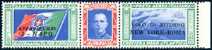 1933 - 5,25 + 44,75 lire Trittico I-NAPO, ... 