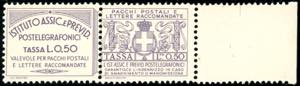 1936 - 50 cent. Istituto Assicurazioni (12), ... 