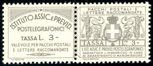1936 - 3 lire Istituto Assicurazioni (15), ... 