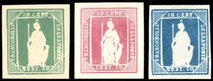 1862 - 20 cent. saggi Thermignon (Unificato ... 
