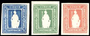 1862 - 5 cent. saggi Thermignon ... 