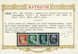 1943 - 50 lire soprastampa G.N.R. ... 