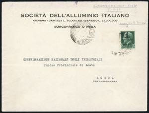 1944 - 25 cent. soprastampato fascetto, ... 