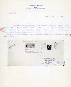 1944 - 50 lire soprastampato ... 