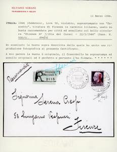 1944 - 50 lire soprastampato ... 