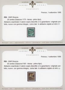 1943 - Soprastampati G.N.R. di ... 