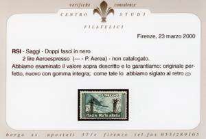 POSTA AEREA 1944 - Soprastampati ... 