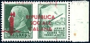 PROPAGANDA DI GUERRA 1944 - 25 cent. ... 