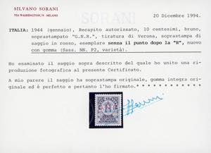 RECAPITO AUTORIZZATO 1944 - 10 ... 