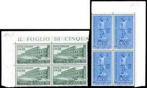 1950 - Unesco, serie completa (618/619), ... 