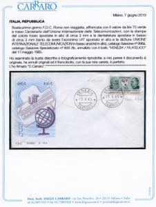 1965 - 70 lire Centenario UIT, ... 