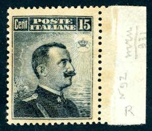 1911 - 15 cent. Michetti, III ... 