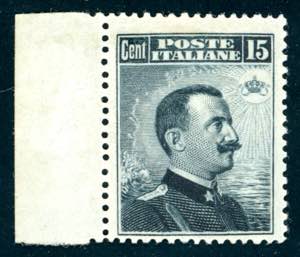 1911 - 15 cent. Michetti, III tipo, stampa ... 