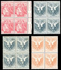 1915/16 - Croce Rossa, serie completa ... 