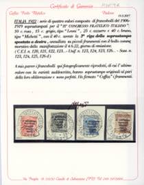 1922 - Congresso Filatelico, serie ... 