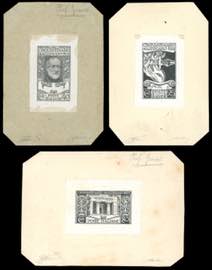 1922 - Mazzini, serie completa, le tre prove ... 