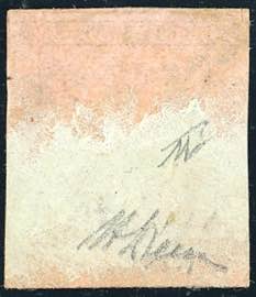 1852 - 10 cent. rosa chiaro, senza ... 